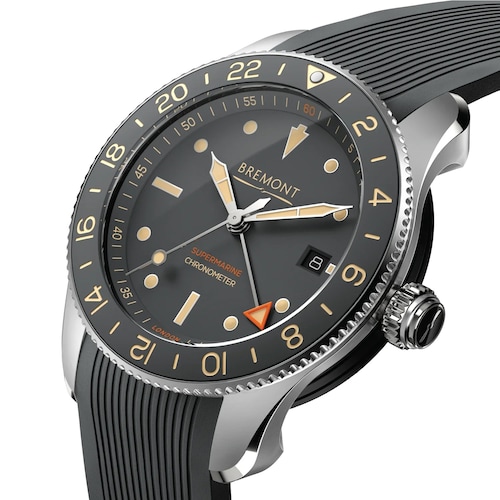 Bremont Supermarine S302 GMT Ocean Limited Edition 40mm Mens Watch Grey Bremont Supermarine S302 GMT Ocean Limited Edition 40mm Mens Watch Grey