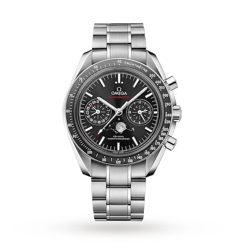 Omega Speedmaster Mens 44.25mm Co-Axial Automatic Moonphase Watch Omega Speedmaster Mens 44.25mm Co-Axial Automatic Moonphase Watch