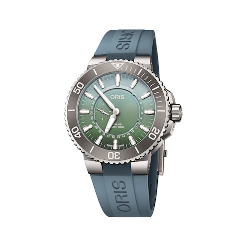 Oris Aquis Dat Watt Limited Edition II 43.5mm Mens Watch Green Oris Aquis Dat Watt Limited Edition II 43.5mm Mens Watch Green