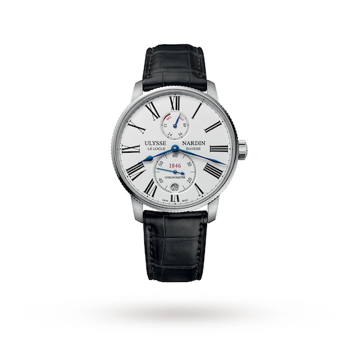 Ulysse Nardin Marine Torpilleur 42mm Stainless Steel Case And Bezel