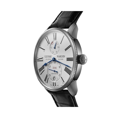 Ulysse Nardin Marine Torpilleur 42mm Stainless Steel Case And Bezel