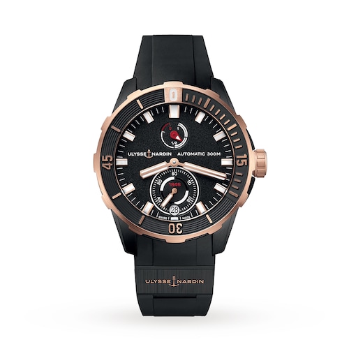 Ulysse Nardin Diver 44mm Black DLC Titanium Case