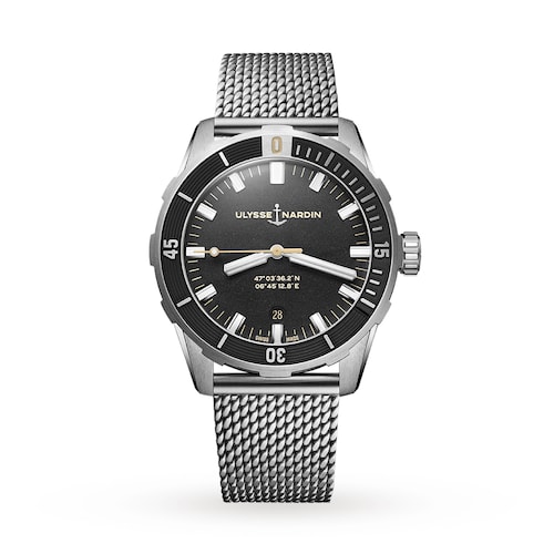 Ulysse Nardin Diver 42mm Stainless Steel Case And Bezel