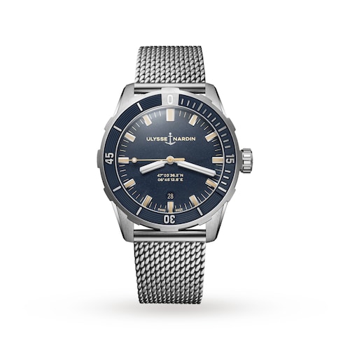 Ulysse Nardin Diver 42mm Stainless Steel Case And Bezel