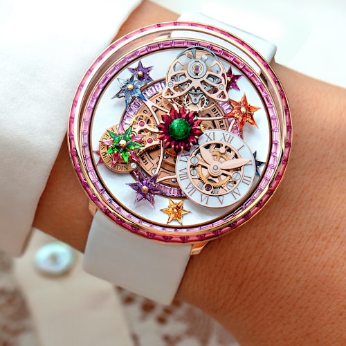 Jacob & Co Fleurs De Jardin Pink Sapphires Jacob & Co Fleurs De Jardin Pink Sapphires