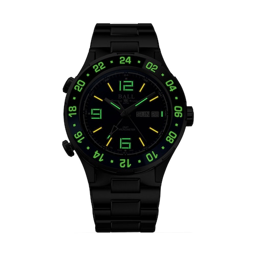 BALL Roadmaster Marine GMT Ceramic 40mm Limited Edition Mens Watch Black BALL Roadmaster Marine GMT Ceramic 40mm Limited Edition Mens Watch Black