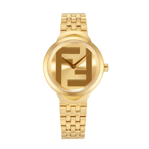 FENDI Forever Fendi Round 30mm Ladies Watch Gold FENDI Forever Fendi Round 30mm Ladies Watch Gold