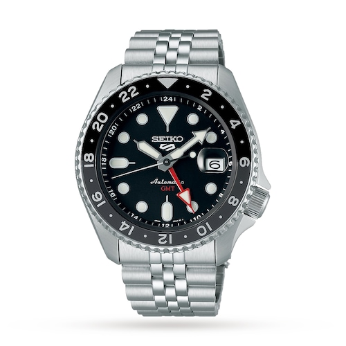 Seiko Black Grape' GMT 42.5mm Mens Watch