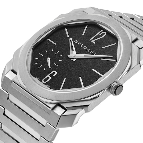 Bvlgari Octo Finissimo 40mm Black Dial Automatic Stainless Steel Mens Watch