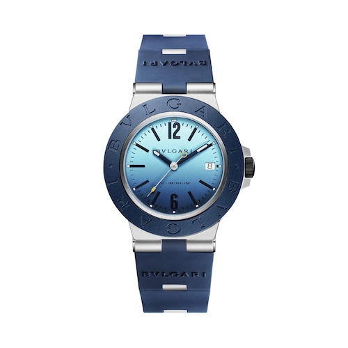 Bvlgari Aluminium Capri Limited Edition 40mm Mens Watch Blue