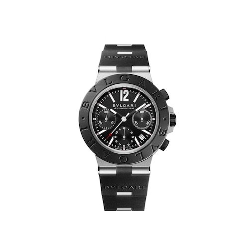 Bvlgari Aluminium Bvlgari Bvlgari 41mm Black Dial Gents Chronograph Watch
