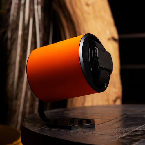 Swiss Capsule Single Orange Watch Winder Swiss Capsule Single Orange Watch Winder