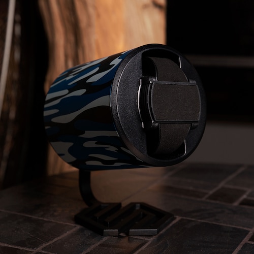 Swiss Capsule Single Camouflage Blue Watch Winder Swiss Capsule Single Camouflage Blue Watch Winder