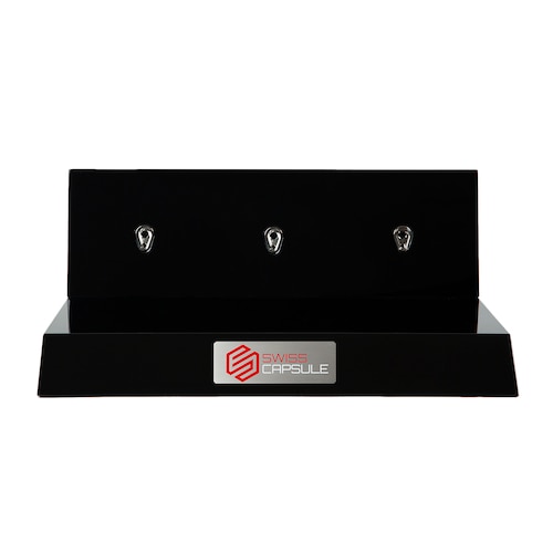 Swiss Capsule 3 Winder Red Silver Black Swiss Capsule 3 Winder Red Silver Black