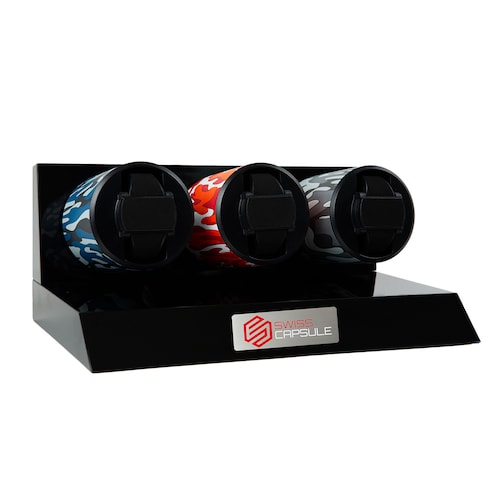 Swiss Capsule 3 Winder Camouflage Blue Orange Grey Swiss Capsule 3 Winder Camouflage Blue Orange Grey