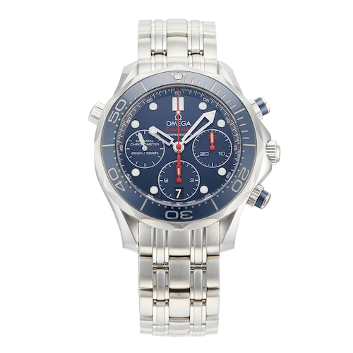 Pre-Owned Omega Pre-Owned Omega Seamaster Diver 300M Chronograph Mens Watch 212.30.42.50.03.001